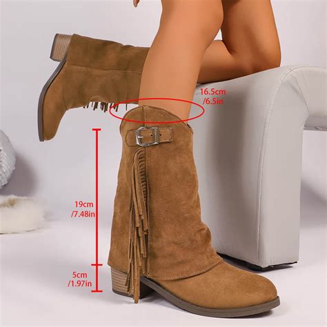 calf boots women 7