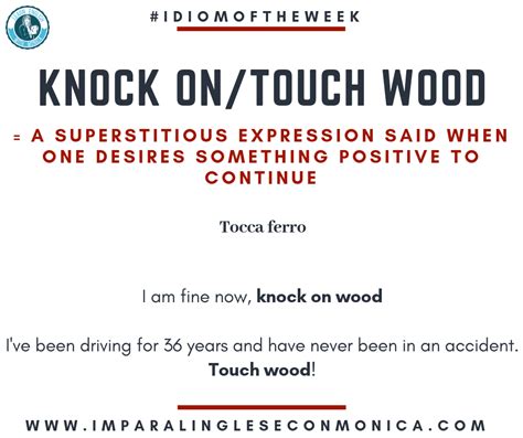 Knock on wood or Touch wood | Impara l'Inglese con Monica >> IL VLOG