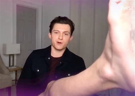 Tom Holland's feet