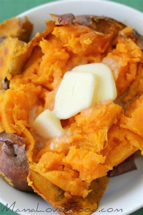 Baked Sweet Potato - How to Bake Sweet Potatoes - Mama Loves Food