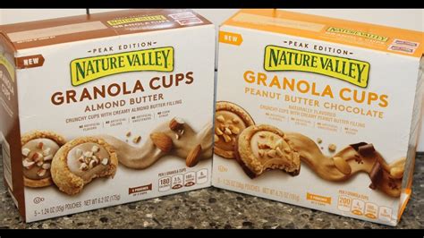 Nature Valley Granola Cups: Almond Butter and Peanut Butter Chocolate ...
