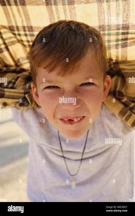 smile  front teeth stock photo alamy