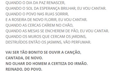 Quando O Dia Da Paz Renascer - QUANDO O DIA DA PAZ RENASCER - Músicas para Missa