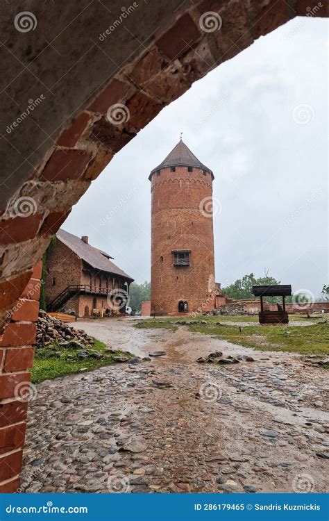medieval castle  turaida latvia editorial image image  view