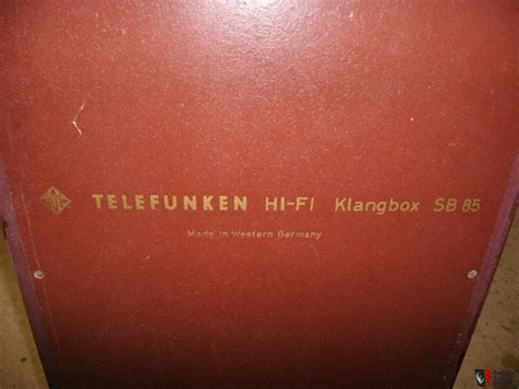 Telefunken Floor Standing Speakers Klangbox SB-85 Mint Photo #1214146 ...