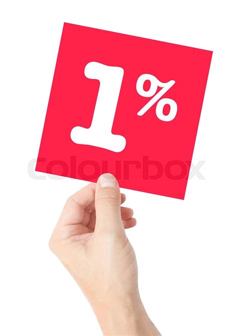 1 percent | Stock image | Colourbox