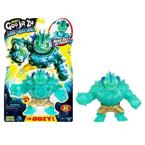 Amazon.com: Heroes of Goo Jit Zu Deep Goo Sea Foogoo Hero Pack. Super