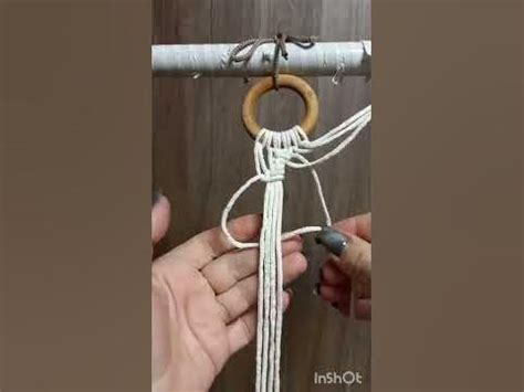 Мк " Подхват для штор" в технике макраме, 1 часть - YouTube