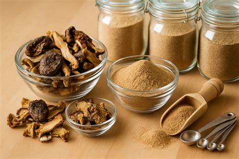 mushroom powder  benefits  types explained great