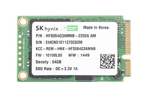 SSD MSATA SK HYNIX 64GB | Computers \ Hard discs, optical drives \ SSD ...