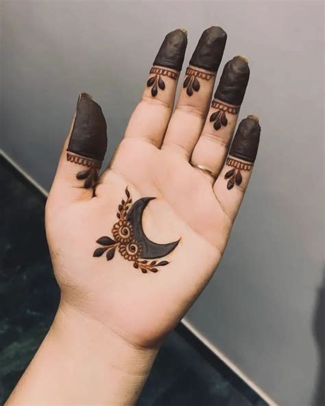 moon mehndi designs elegant trending henna patterns