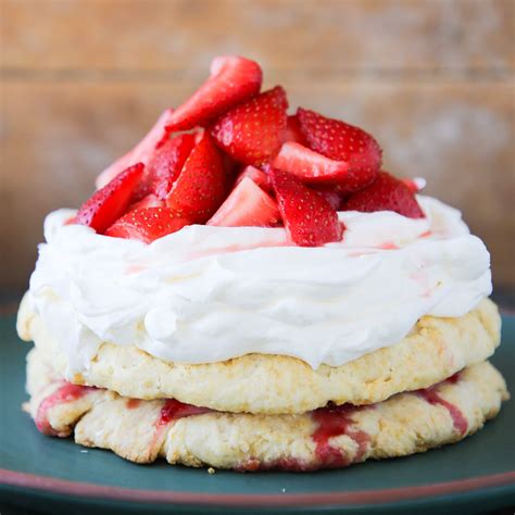 Classic Strawberry Shortcake with Whipped Cream - Lindsey Farr