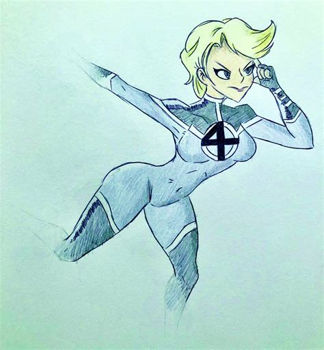 Invisible Woman (Coloured Version) by KeenKanji on Newgrounds