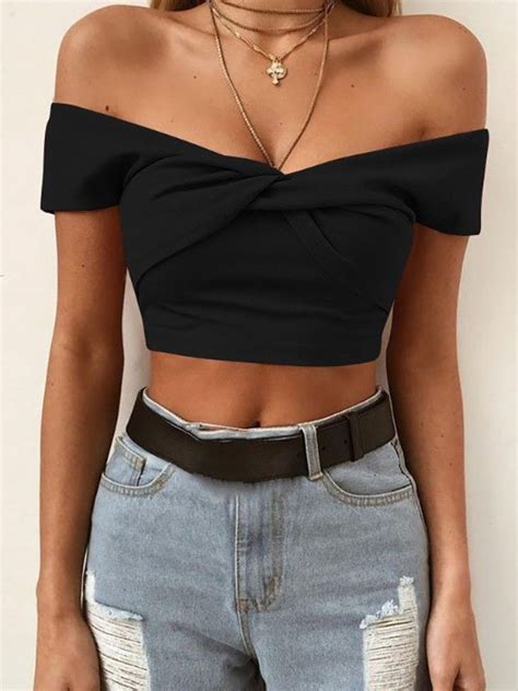 Women's Fashion Online Shopping | Crop tops, Strapless top outfit, Tops