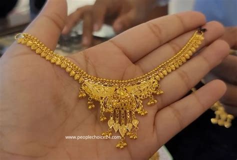 Top 5 Gold Necklace Designs in 10 Grams with Price - People choice