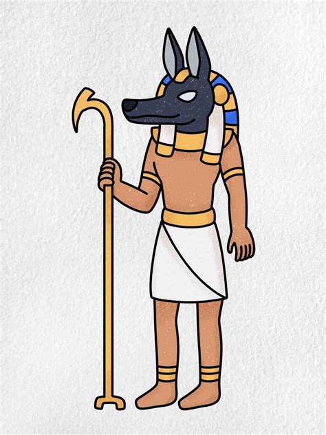 Ancient Egyptian Dog Drawing