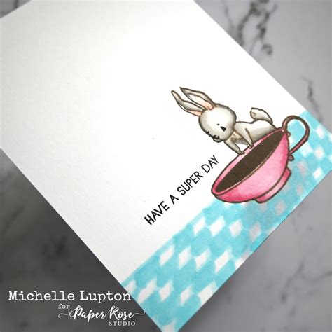 Handmade by Michelle: Bunny Cuppa for Paper Rose