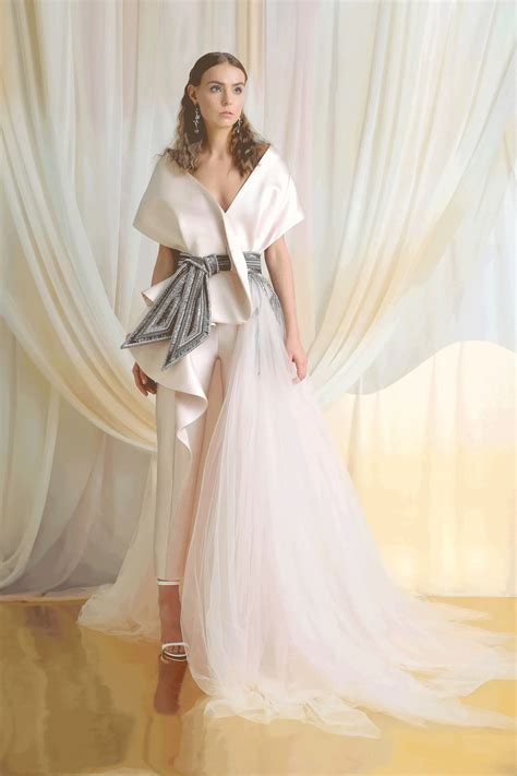 2019 Azzi&Osta Formal Jumpsuit Evening Wear Tulle Ankle Length Women