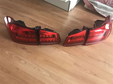 Задние диодные фонари — Volkswagen Tiguan (1G), 2 л, 2013 года ...