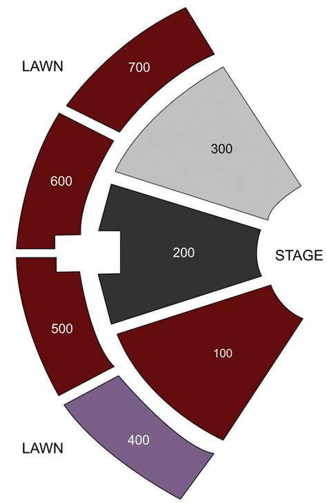 Michigan Lottery Amphitheatre Seating Chart