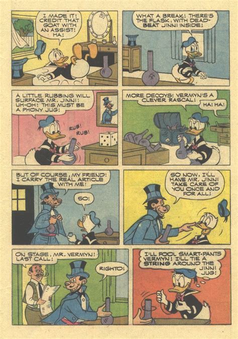 a comic strip with an image of donald the duck talking to another ...