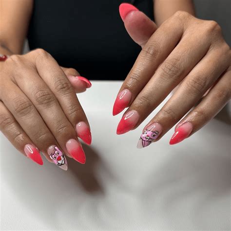 30 Fun Pink Panther Nails You'll Love - The Beauty Pursuit