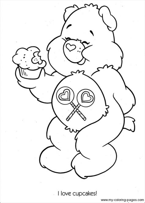 easy preschool printable  care bear coloring pages qovf