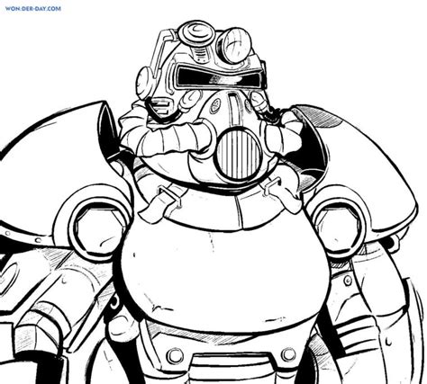 Fallout 4 coloring pages | Best printable coloring pages