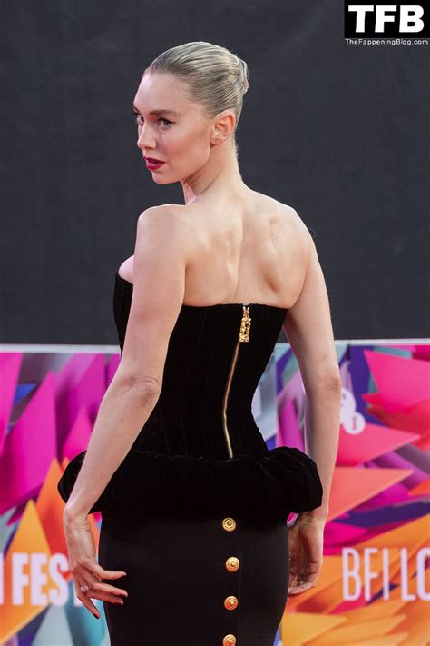 Vanessa Kirby Displays Nice Cleavage at “The Son” Premiere in London