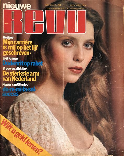 Nieuwe Revu - 1974 - #43 - Bebe Buell | 25 oktober, Succes, Oktober