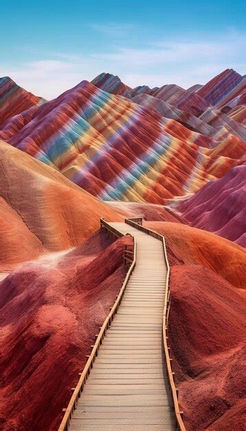 Premium AI Image | The Zhangye Danxia Landform China