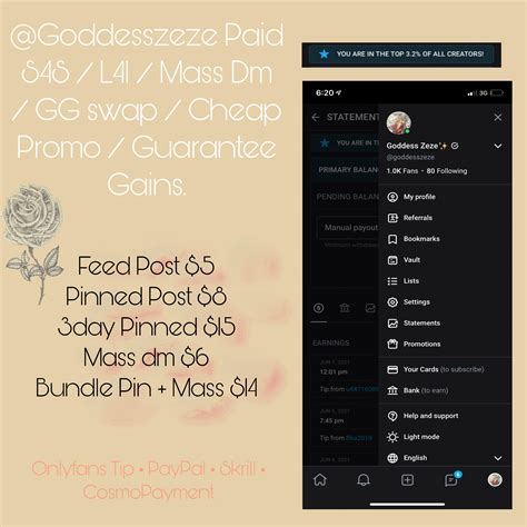 Available slot for tonight: pin / mass dm / bundle / Guarantee Gains 💕