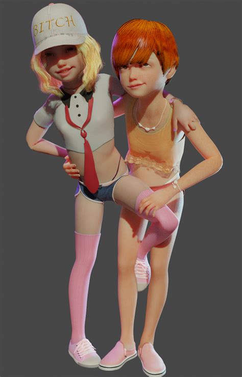 Master of Cake 🔞: "Some more progress with these characters #3d #lol