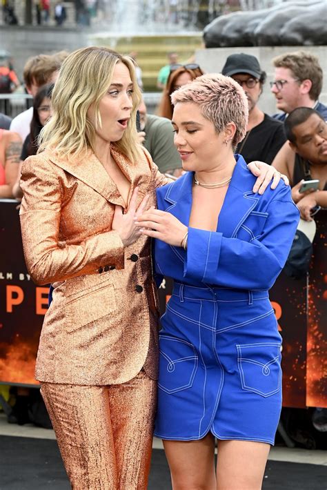 Florence Pugh Helps Cover ‘Oppenheimer’ Costar Emily Blunt’s Bra After