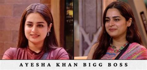 ayesha khan bigg boss biography age relationships