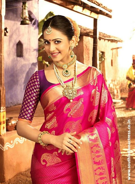 actress rakul preet singh saree  gallery actress saree