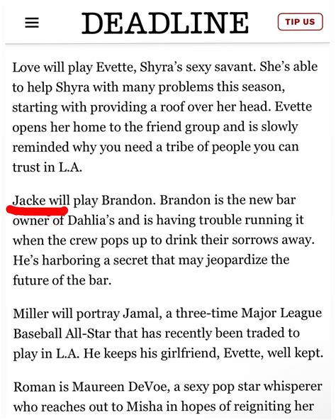 ALEX JACKE | Brandon on the way!!!!🔥So Grateful to be joining the cast