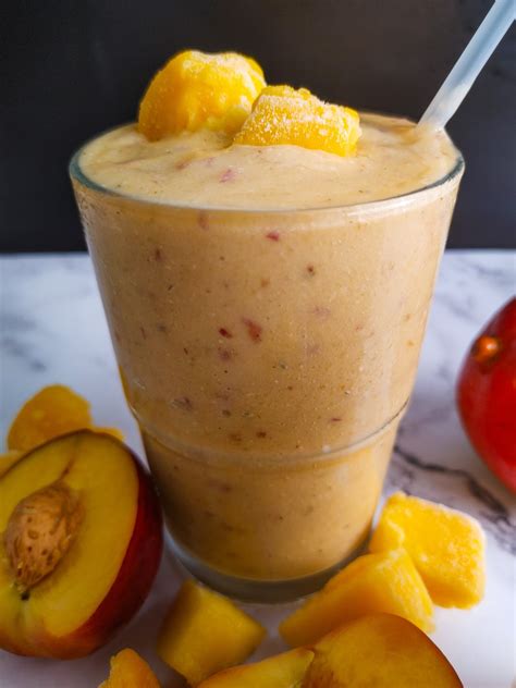 Ultimate Peach Mango Smoothie Recipe: Dairy-Free - U Keep Cooking