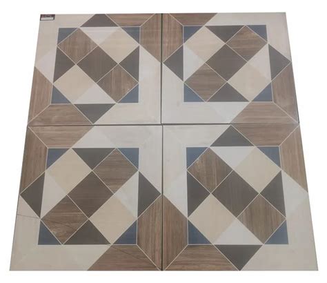 twin pressed matte square porcelain designer floor tile  feet