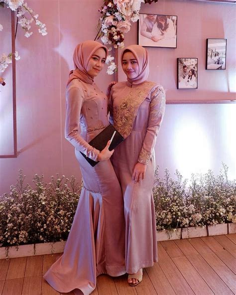 model gamis pesta mewah brokat modern terbaru