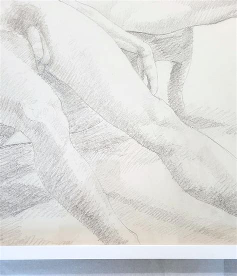 Philip Pearlstein - Male and Female Nudes on a Sofa /// Philip