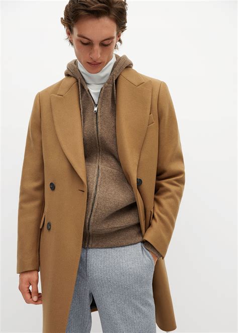 Double-breasted wool tailored coat – Asli Baran