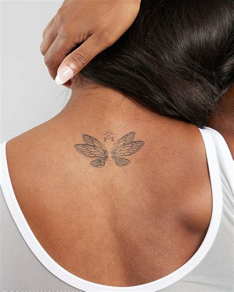 Fairy Wings Semi-Permanent Tattoo. Lasts 1-2 weeks. Painless and easy ...