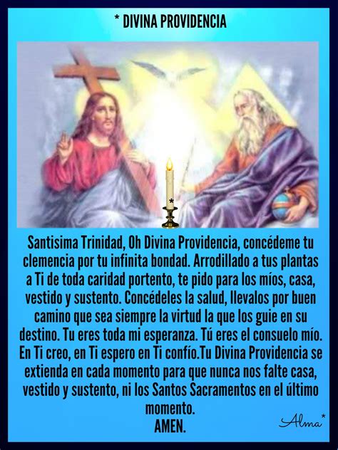 Oracion Ala Divina Providencia Y Santisima Trinidad Sale Online