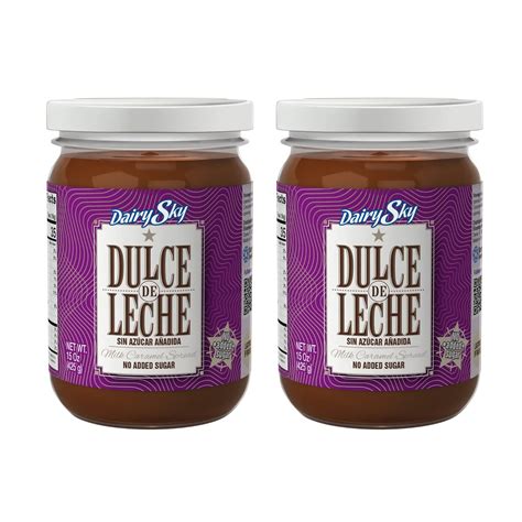 Amazon.com : DAIRYSKY Dulce de Leche 15 oz | Sugar Free Caramel Sauce