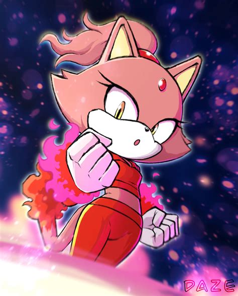 blaze the cat and burning blaze (sonic) drawn by xdaze | Danbooru
