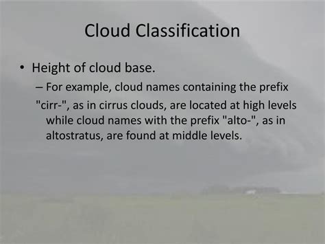 PPT - Cloud Classification PowerPoint Presentation, free download - ID ...