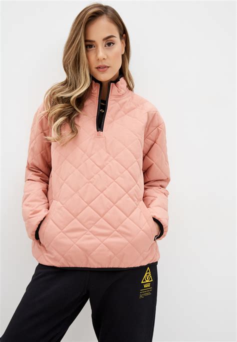 Куртка утепленная Vans WM QUILTED V MOCK, цвет: розовый, VA984EWKJMF5 ...