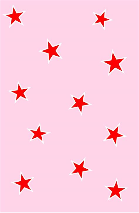 pink star background