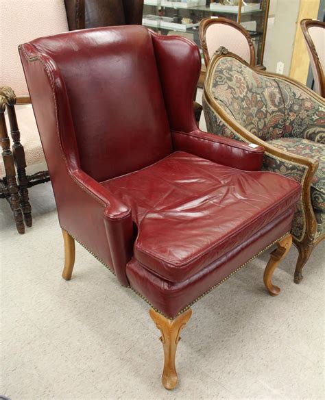 lot leather wingback chair